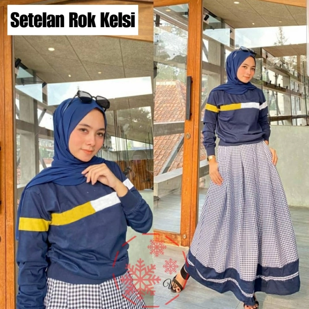 Baju Wanita St Kelsi Vs Navy