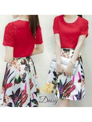 Baju Korea Drs Forrest Ch Red