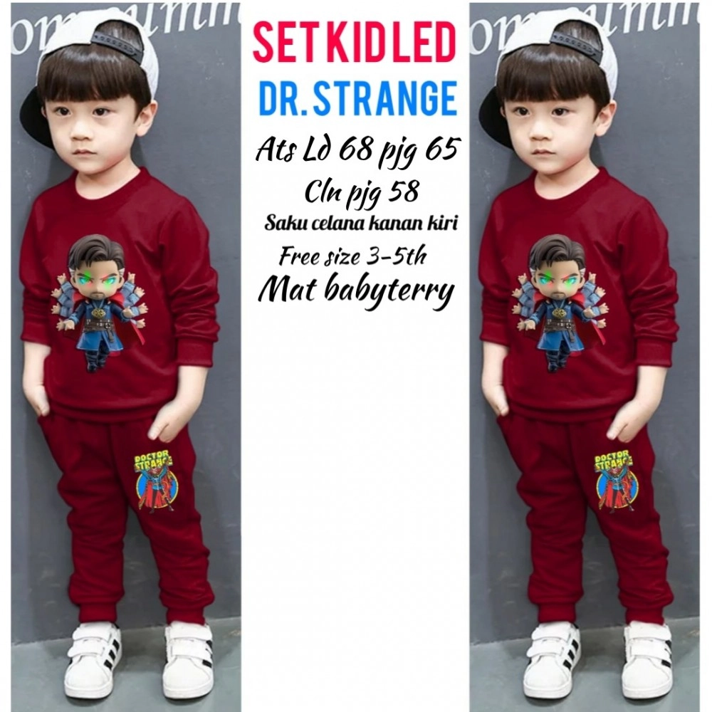 Baju Anak Kd St Strange Ga Maroon