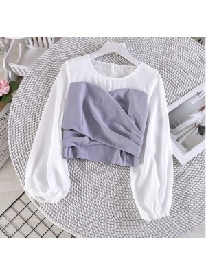 Baju Korea Blouse Kiora Oz Abu