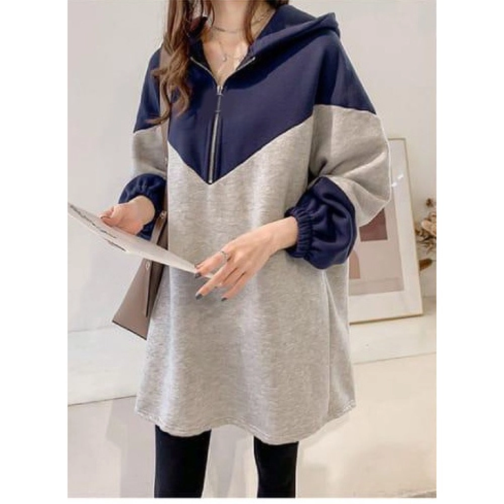 Baju Korea Top V Sm Navy