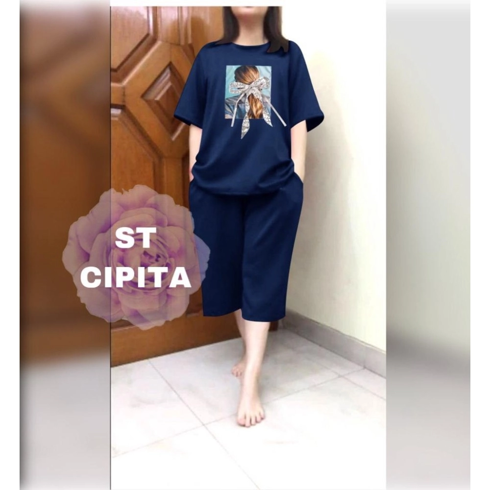 Baju Wanita St Cipita Rd Navy