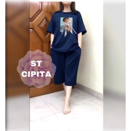 Baju Wanita St Cipita Rd Navy