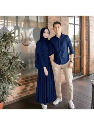 Baju Couple Cp Viola Ra Navy