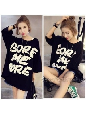Baju Korea Jumbo More Black