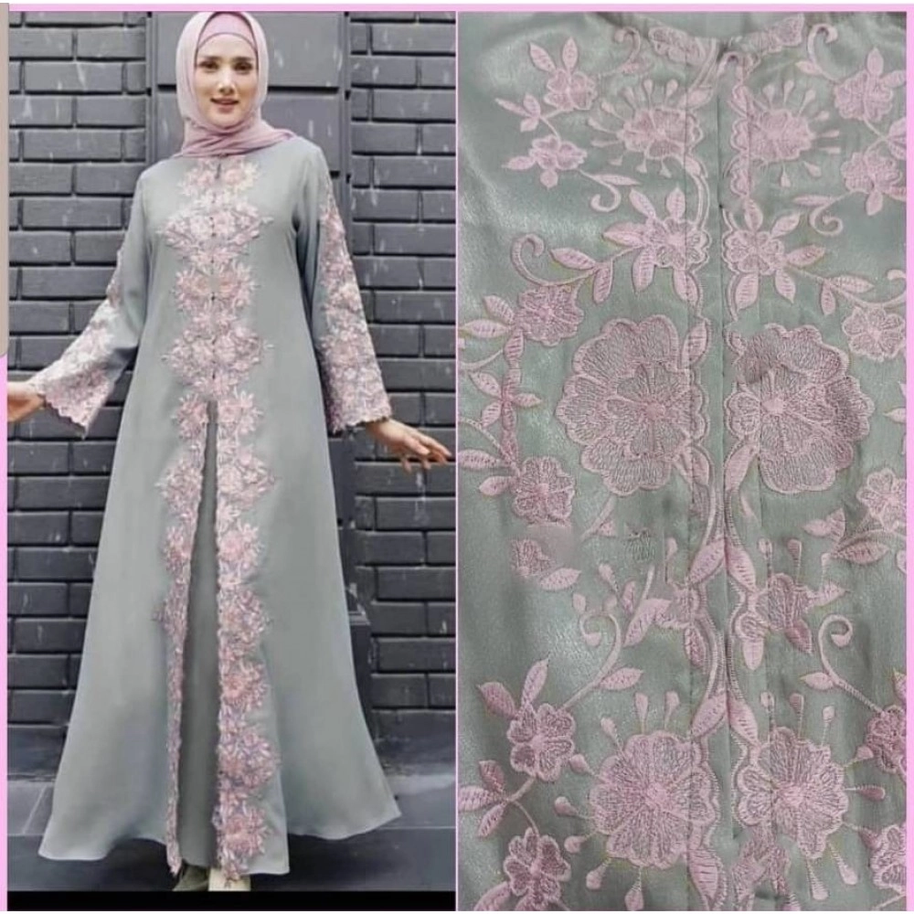 Baju Wanita Hj Maxi Mulan Ra Abu