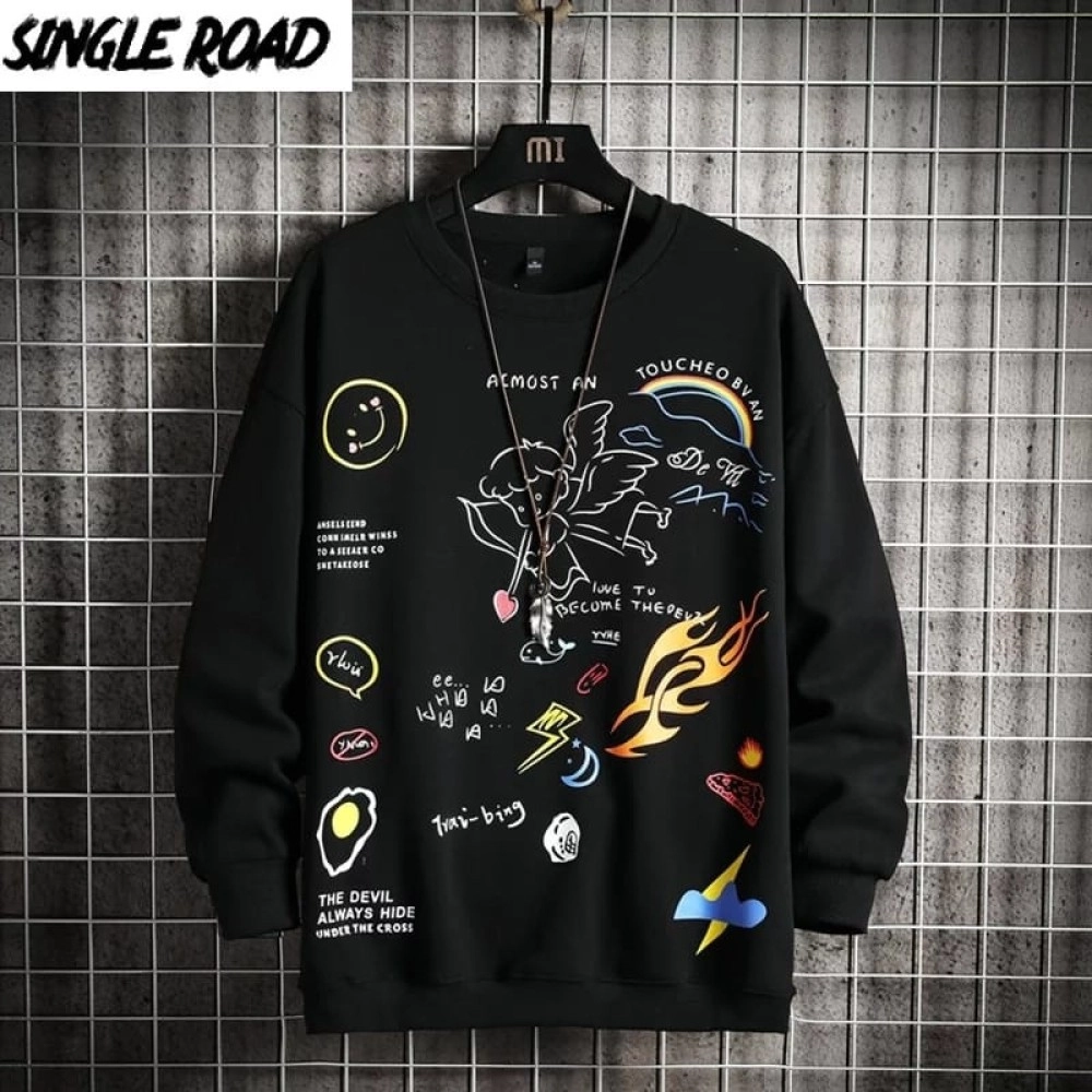 Baju Pria Sw Almost Ao Hitam