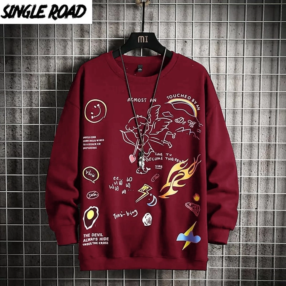 Baju Pria Sw Almost Ao Maroon