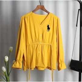 Baju Wanita Jumbo Top Polasi Hn Mustard