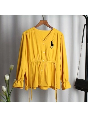 Baju Wanita Jumbo Top Polasi Hn Mustard