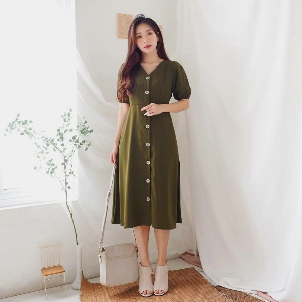 Baju Wanita Drs Summeri Hn Army