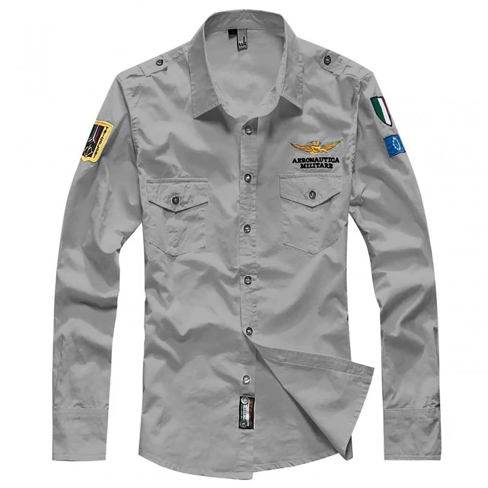 Baju Pria Kmj Military Pjg Ao Abu