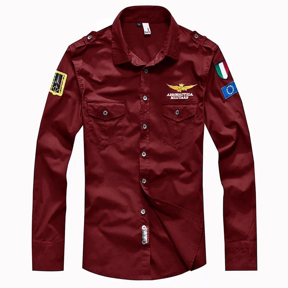 Baju Pria Kmj Military Pjg Ao Maron