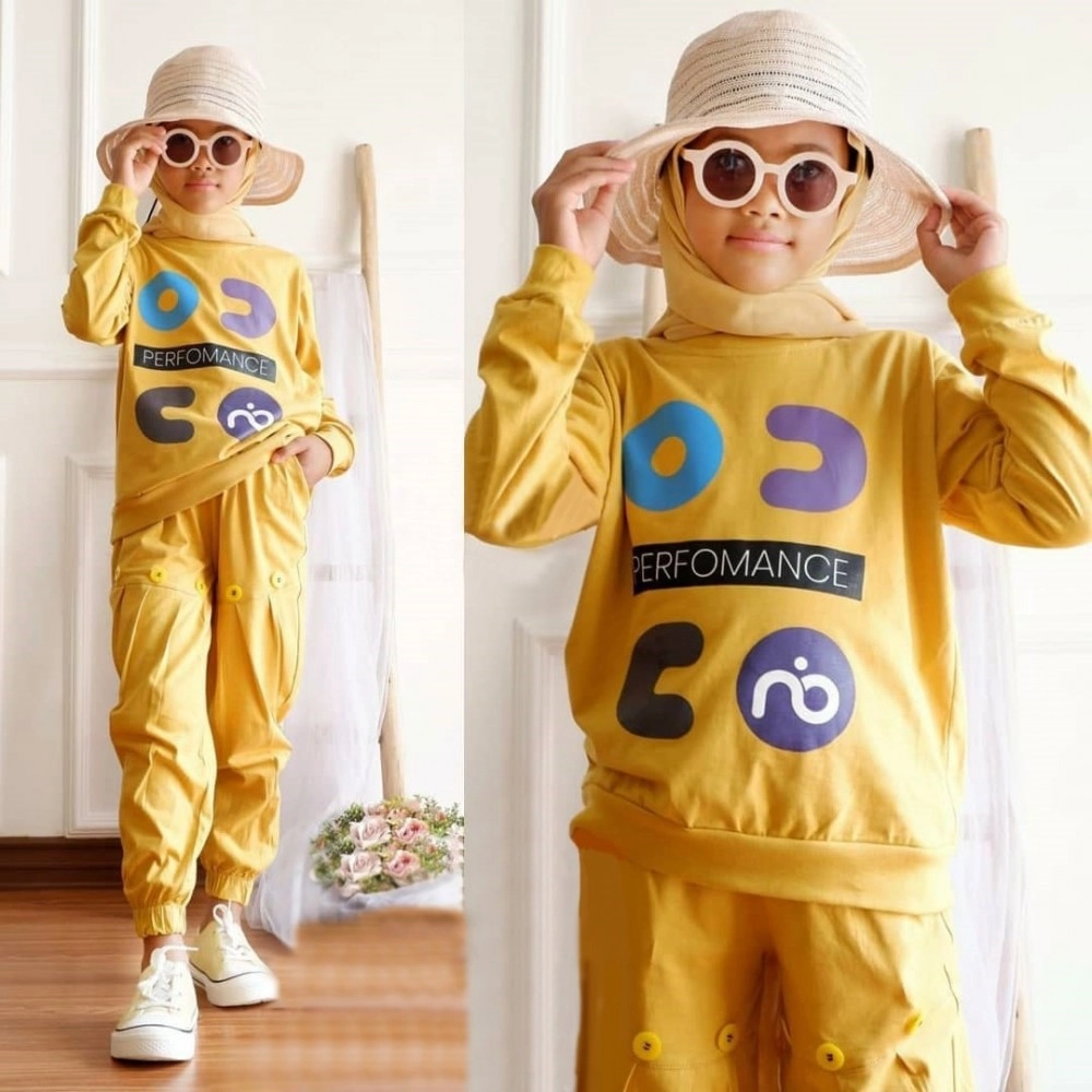 Baju Anak Kd St Salsa Us Mustard