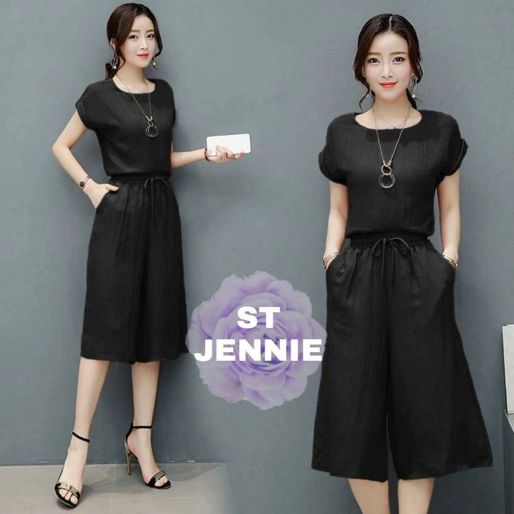 Baju Wanita St Jennie Polos Rd Hitam