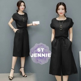 Baju Wanita St Jennie Polos Rd Hitam