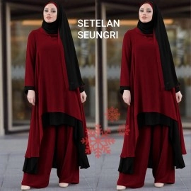 Baju Korea St Seungri Maroon