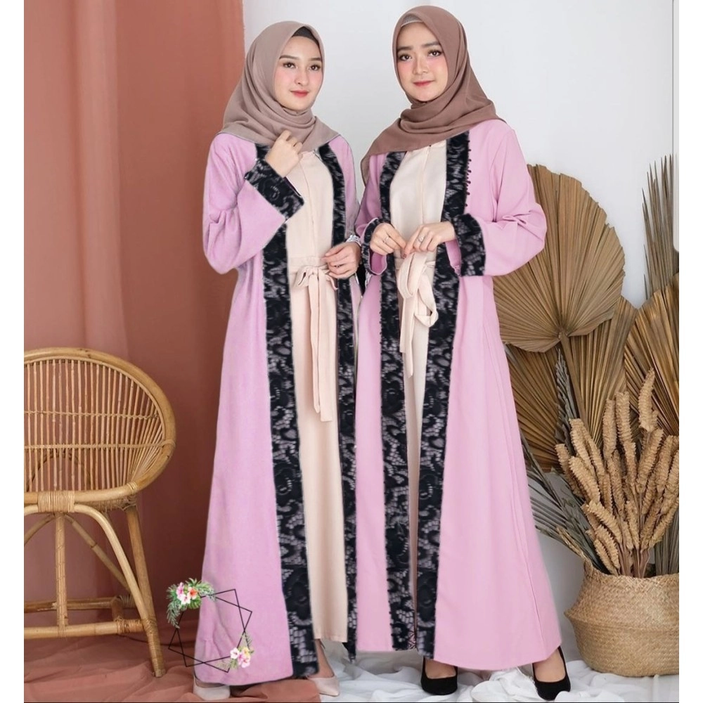 Baju Korea Hj Maxi Drs Naomi Dusty