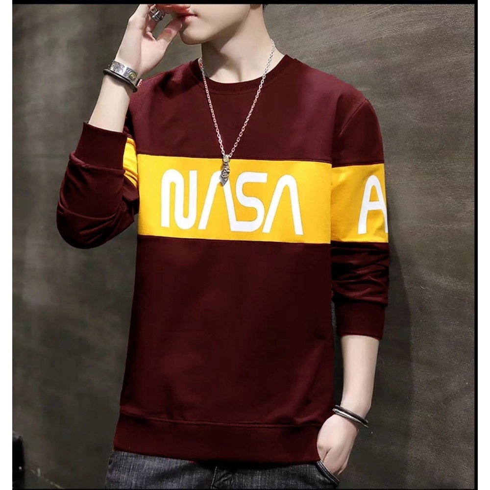 Baju Pria Top Man Nasa Cs Maroon