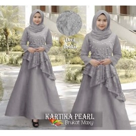 Baju Wanita Hj Maxi Kartika Jc Abu