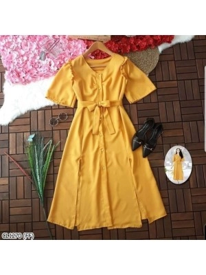 Baju Wanita Drs Amika Hs Mustard