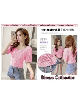 Baju Wanita Blouse Catherine Vl Pink