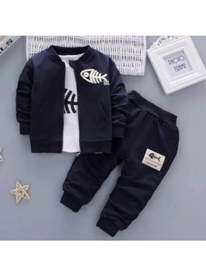 Baju Anak Kd St Fishbone Ch Navy