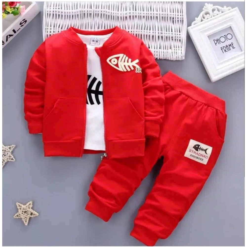 Baju Anak Kd St Fishbone Ch Red