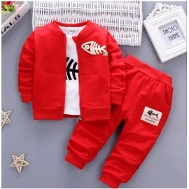 Baju Anak Kd St Fishbone Ch Red