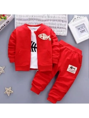 Baju Anak Kd St Fishbone Ch Red