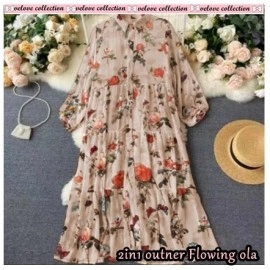 Baju Wanita Outer Flowing Ola Vl Coksu