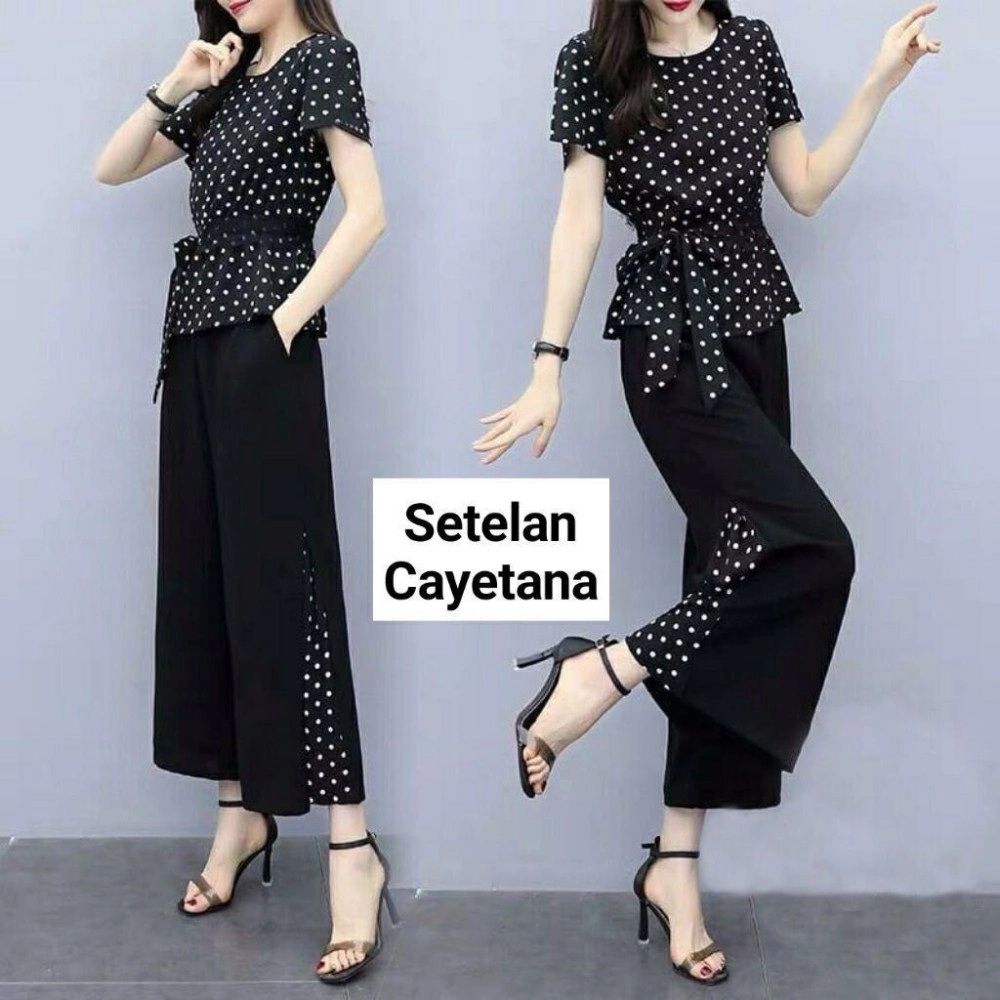 Baju Wanita St Cayetana Ff Hitam