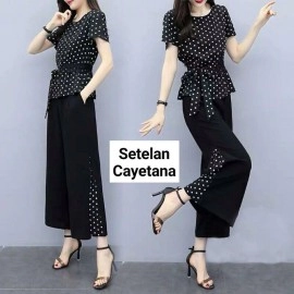 Baju Wanita St Cayetana Ff Hitam