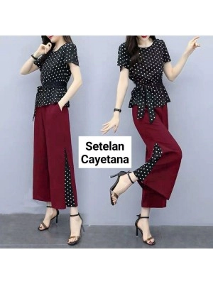 Baju Wanita St Cayetana Ff Maroon