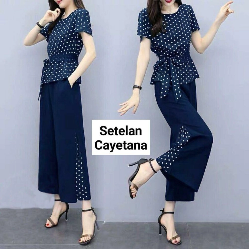 Baju Wanita St Cayetana Ff Navy