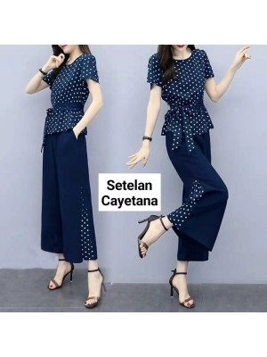 Baju Wanita St Cayetana Ff Navy