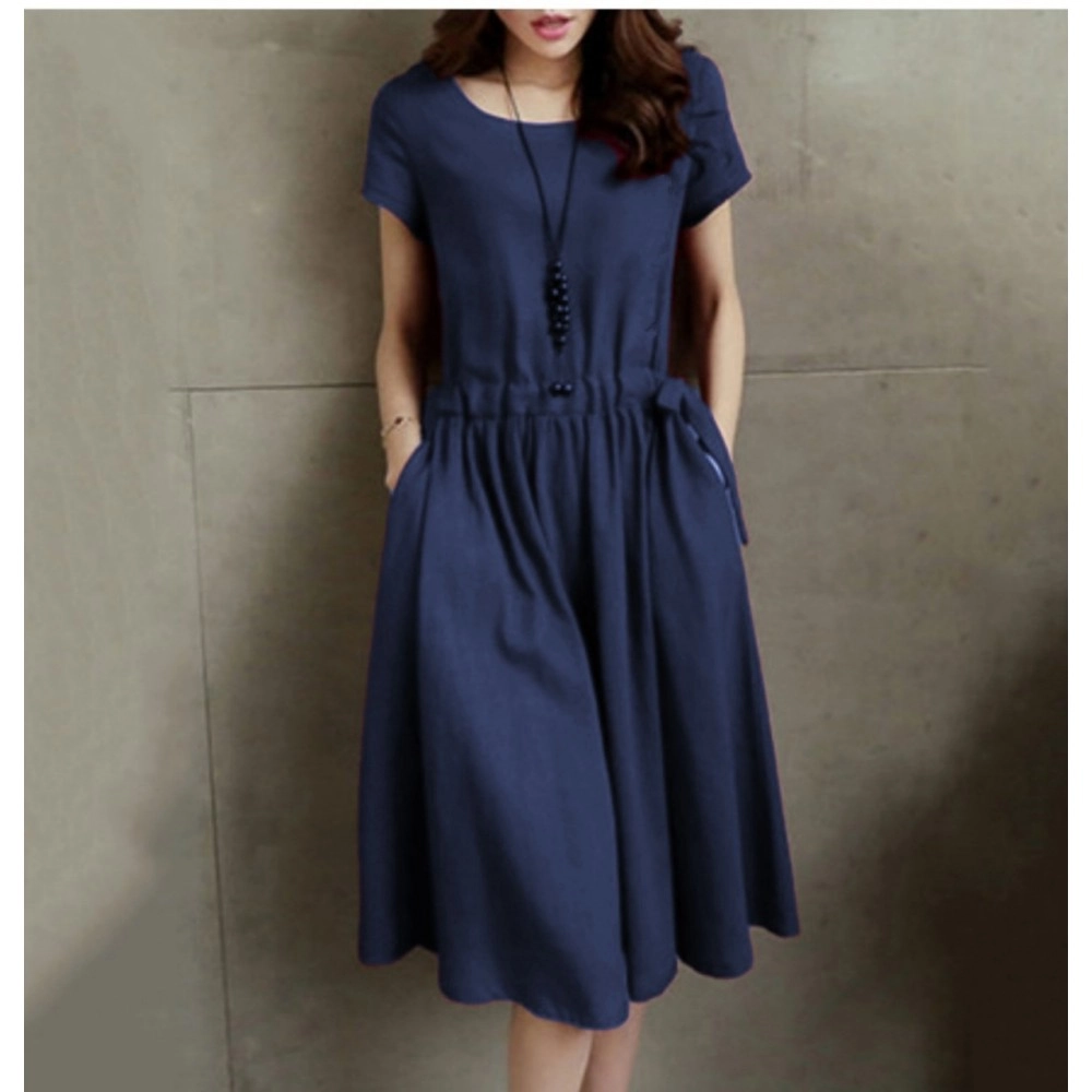 Baju Wanita Drs Elfie Hs Navy