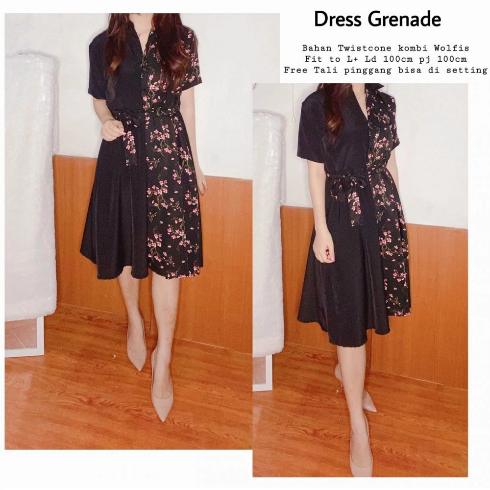 Baju Wanita Drs Grenade Ms Hitam