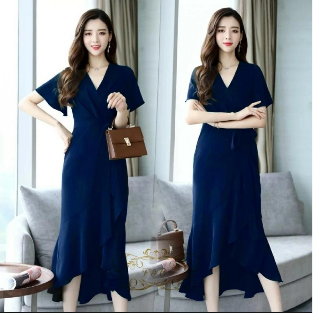 Baju Wanita Drs Nelly Ff Navy