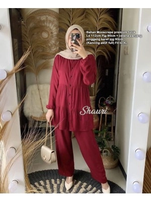 Baju Wanita Jumbo St Shauri Xl Maroon