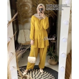 Baju Wanita Jumbo St Shauri Xl Mustard