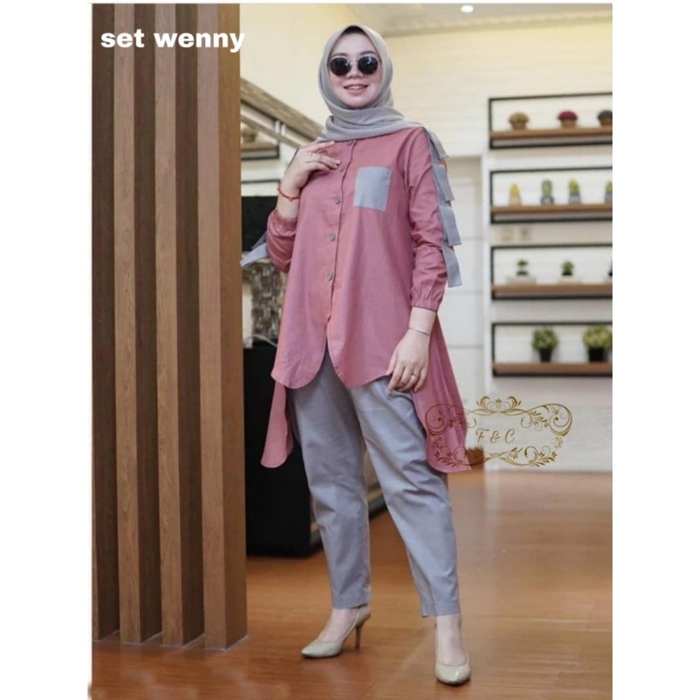Baju Korea St Wenny Ff Dusty