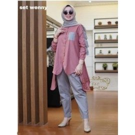 Baju Korea St Wenny Ff Dusty