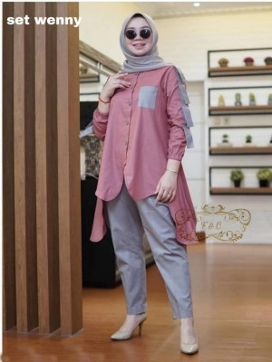 Baju Korea St Wenny Ff Dusty
