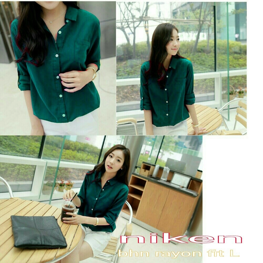 Baju Korea Kmj Nikenor Hijautua