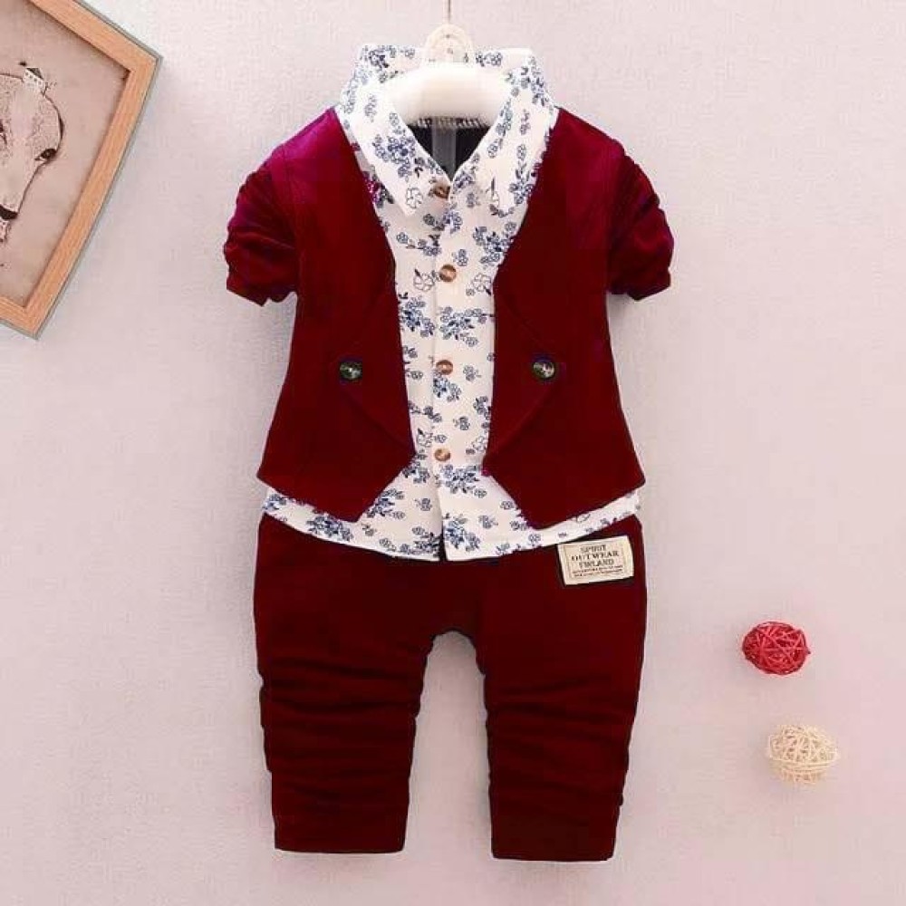 Baju Anak Kd St Calvin Bv Maroon Baju Anak Kd St Calvin Bv Maroon