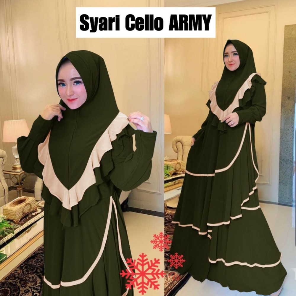 Baju Korea Hj Syari Cello Vs Army