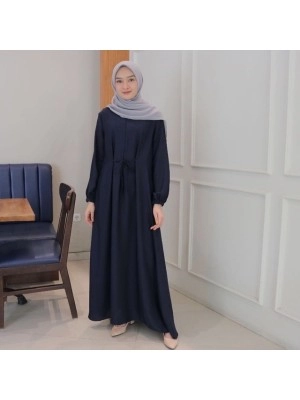 Baju Korea Maxi Juria Oz Navy