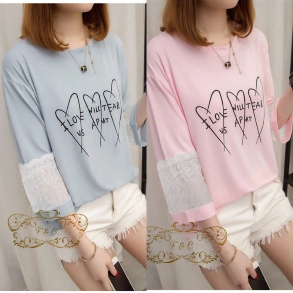 Baju Korea Blouse Willtear Ff
