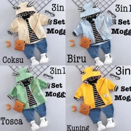 Baju Anak Kd St Moggy Ks 3In1